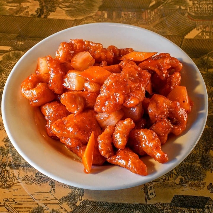 Sweet & Sour Tofu.