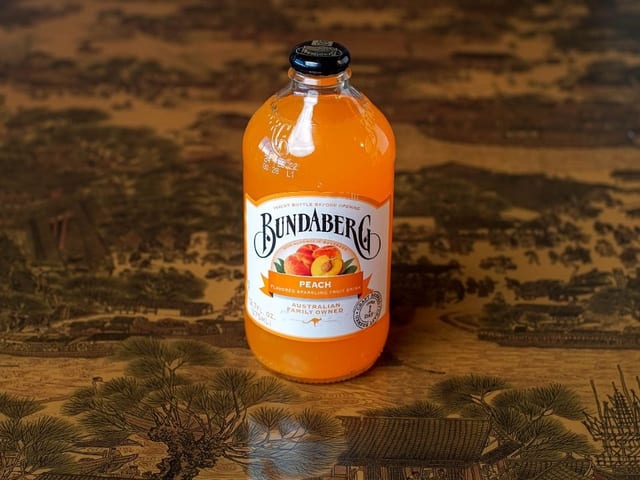 Bundaberg Peach Soda.