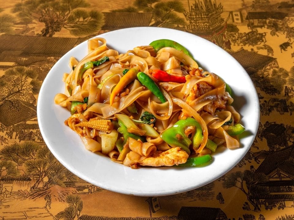 Thai Drunken Noodles.